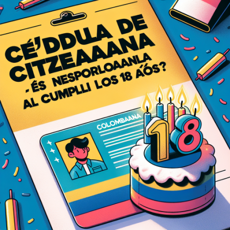 Cédula de Ciudadanía: ¿Es Necesario Renovarla al Cumplir los 18 Años?