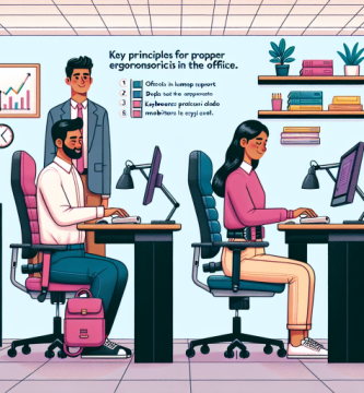 Claves para una correcta ergonomía en la oficina.