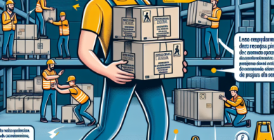 Claves para una correcta manipulación de cargas pesadas.