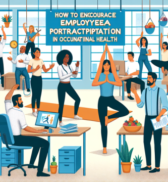Cómo fomentar la participación de los empleados en la salud ocupacional.