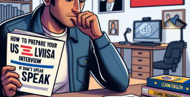 Cómo prepararte para tu entrevista de visa americana si no hablas inglés