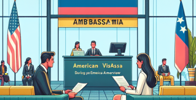 Consejos para evitar la espera prolongada en la embajada durante tu entrevista de visa americana