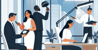 Consejos para una correcta iluminación en el lugar de trabajo.