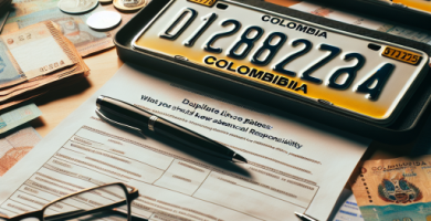 Duplicado de placas: Lo que debes saber sobre la responsabilidad financiera.