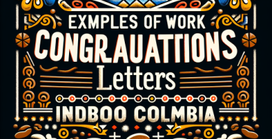 Ejemplos de cartas de felicitación laboral en Colombia