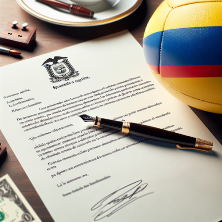 Ejemplos de cartas de solicitud de patrocinio para equipos deportivos en Colombia