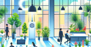 Estrategias para mejorar la calidad del aire en la oficina.