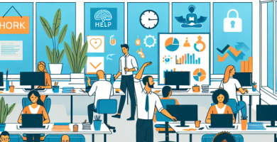 Estrategias para promover la salud mental en el trabajo.