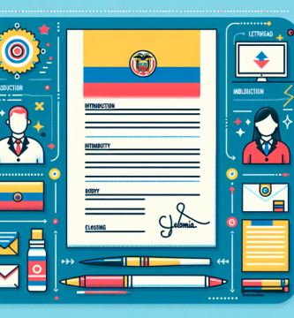 La estructura básica de una carta de presentación en Colombia