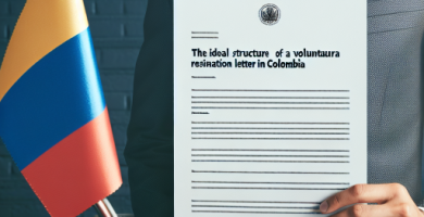 La estructura ideal de una carta de renuncia voluntaria en Colombia