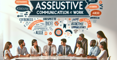 La importancia de la comunicación asertiva en el trabajo.