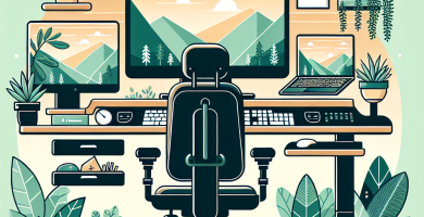 La importancia de tener un espacio de trabajo ergonómico.