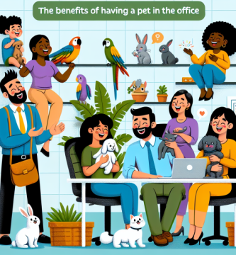Los beneficios de tener una mascota en el trabajo.