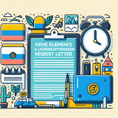 Los elementos clave de una carta de solicitud de prórroga de licencia en Colombia