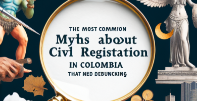 Los mitos más comunes sobre el registro civil en Colombia que debes desmentir