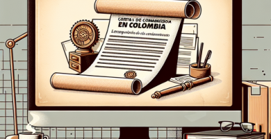 Modelos de cartas de compromiso laboral en Colombia