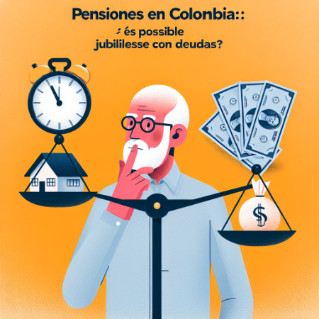 Pensiones en Colombia: ¿Es posible jubilarse con deudas?