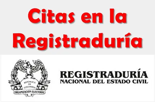agendamiento de citas registraduria