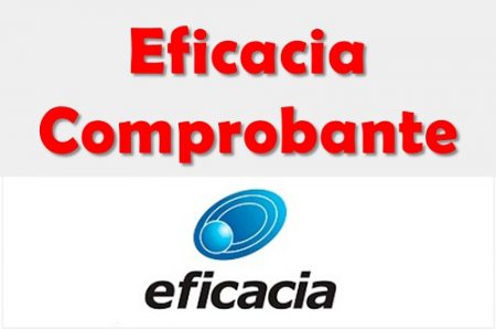 eficacia comprobantes de pagos