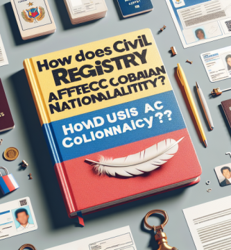 ¿Cómo afecta el registro civil a la nacionalidad colombiana?