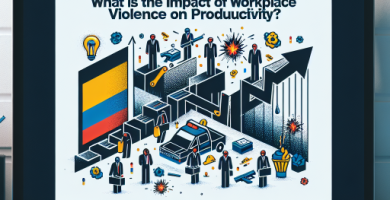 ¿Cuál es el impacto de la violencia laboral en la productividad?