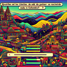 ¿Cuáles son los límites de edad para registrar un nacimiento en Colombia?