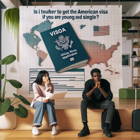 ¿Es más difícil obtener la visa americana si eres joven y soltero?