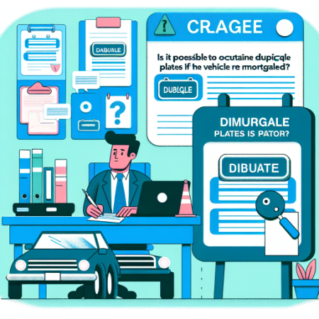 ¿Es posible obtener el duplicado de placas si el vehículo está gravado?