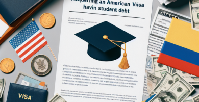 ¿Es posible obtener una visa americana si tienes deudas estudiantiles en Colombia?
