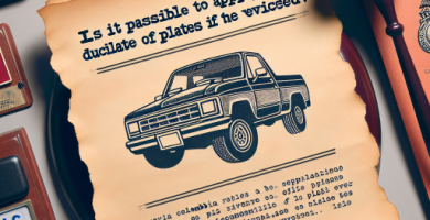 ¿Es posible solicitar el duplicado de placas si el vehículo está embargado?