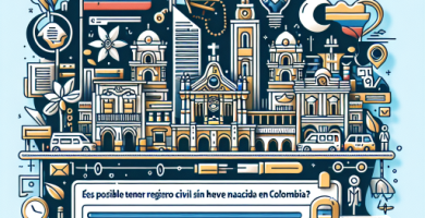 ¿Es posible tener un registro civil sin haber nacido en Colombia?