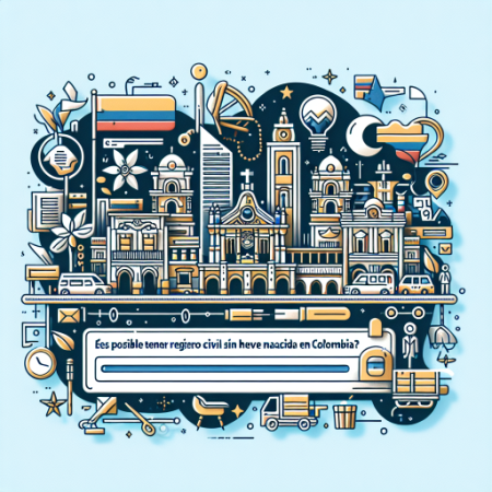 ¿Es posible tener un registro civil sin haber nacido en Colombia? ¿Es posible tener un registro civil sin haber nacido en Colombia?