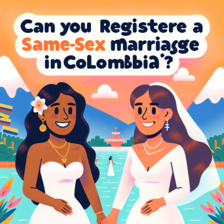 ¿Puedes registrar un matrimonio entre personas del mismo sexo en Colombia? ¿Puedes registrar un matrimonio entre personas del mismo sexo en Colombia?