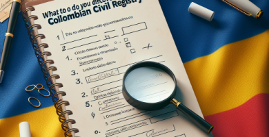 ¿Qué hacer si descubres un error en tu registro civil colombiano?