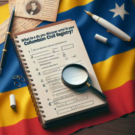 ¿Qué hacer si descubres un error en tu registro civil colombiano? ¿Qué hacer si descubres un error en tu registro civil colombiano?