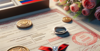 ¿Qué información contiene un registro civil de matrimonio en Colombia?